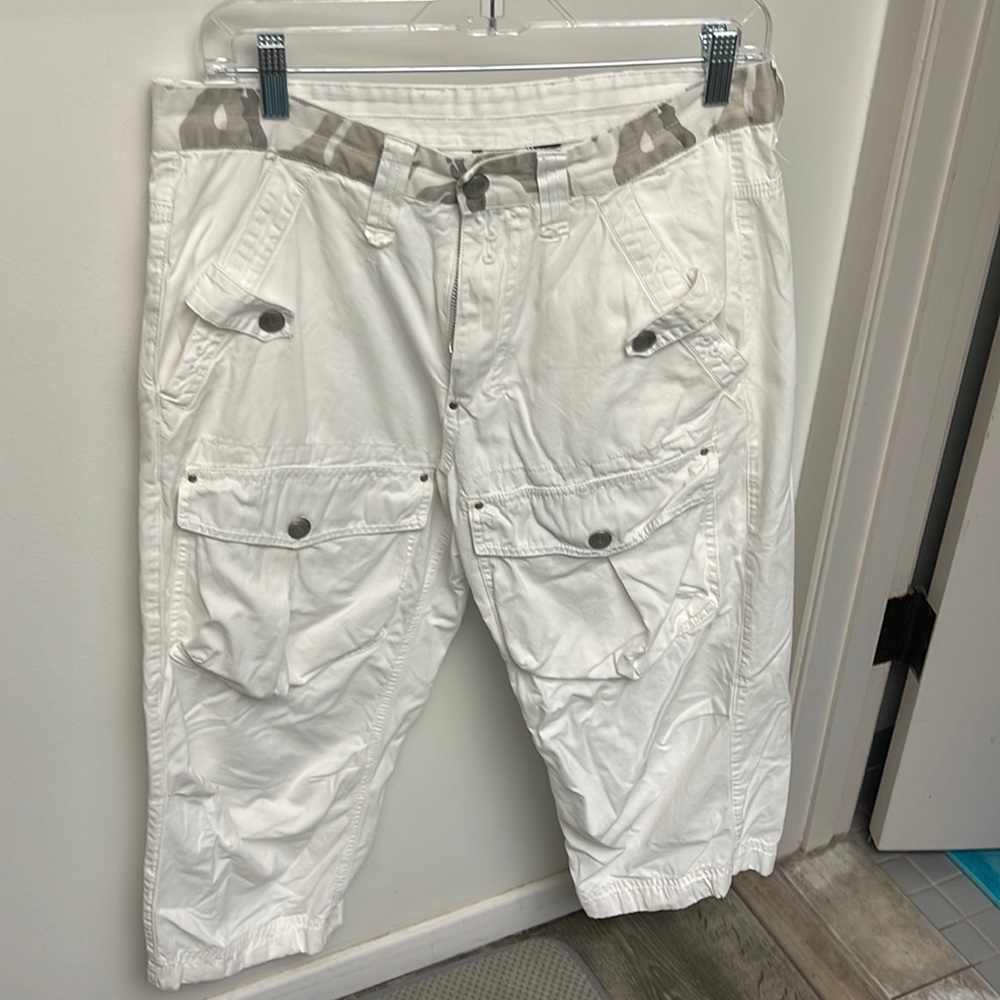 Vintage men’s 1990s A/X safari capri cargo pant 31